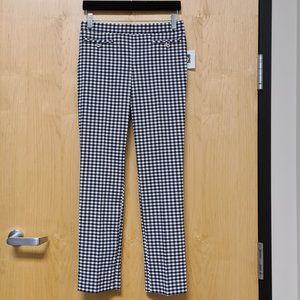 Anne Klein NWT Checkered Slim Ankle Pants size 4